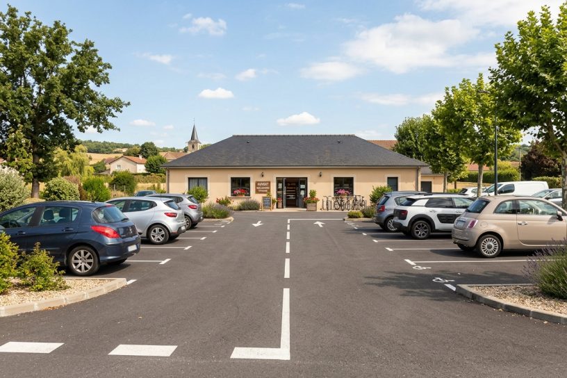 Parking Derrière l’école